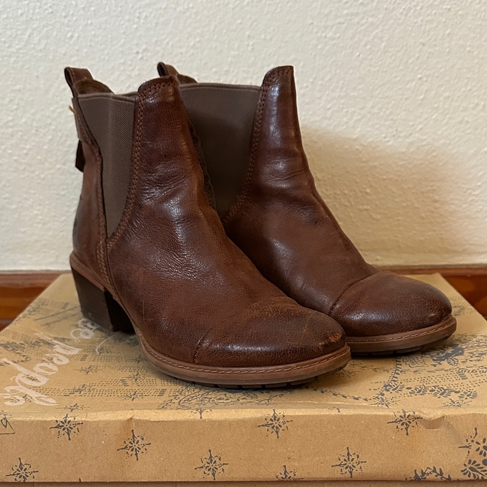 Timberland Sutherlin Bay Brown Leather Chelsea boots